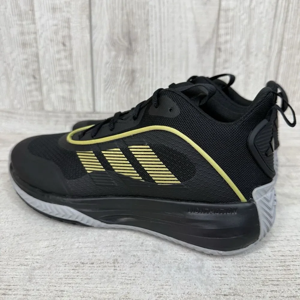 Adidas Own the Game 3.0 Black Gold Basketball Men’s Sz 11.5 Sneakers IF4566 New
